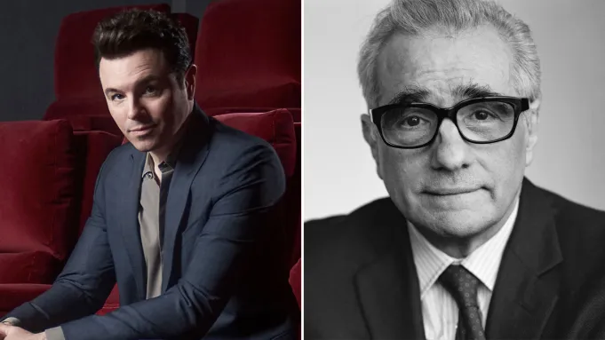 Seth Macfarlane and Martin Scorsese